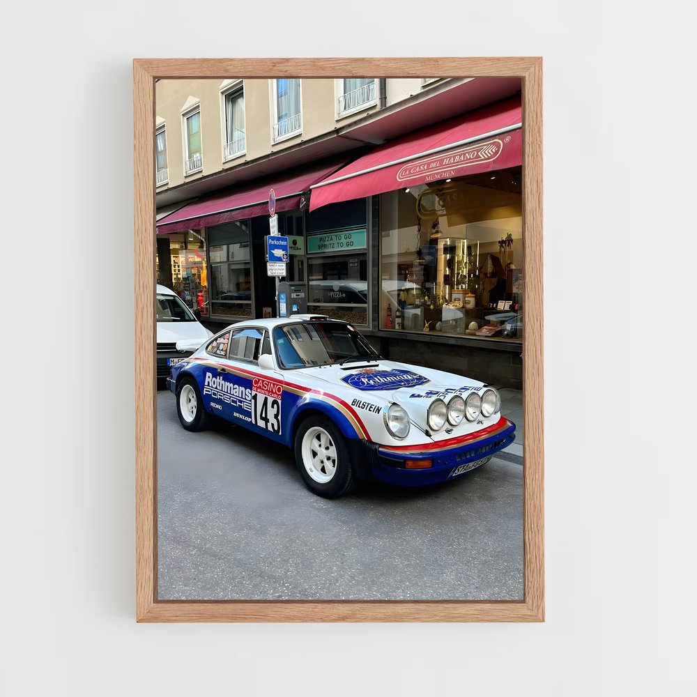 Poster Dakar Drift – affiche Porsche (vue 4)